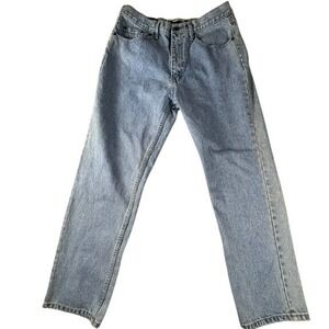 Alligator Jeans Men 36 Blue Denim Straight Leg Workwear Casual Saudi Arabia